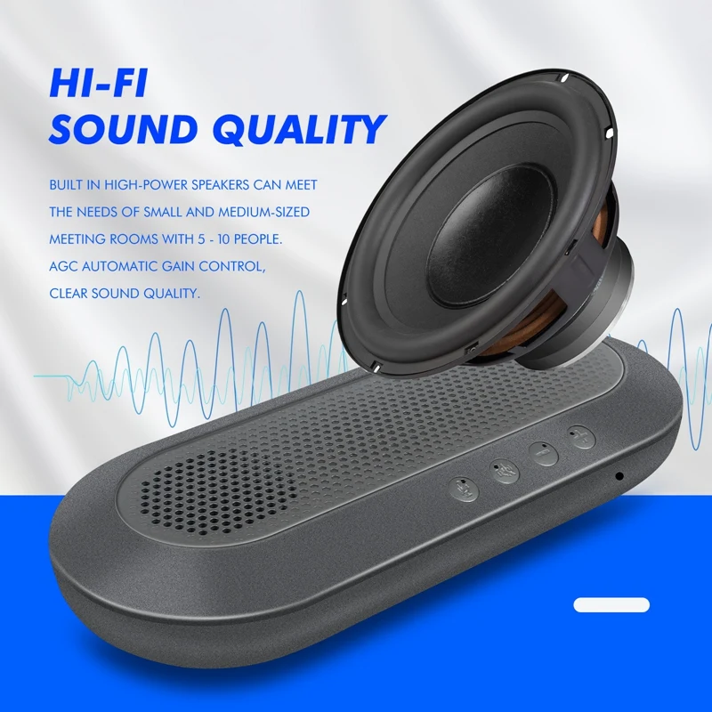 Настольный компьютерный динамик телефонный Bluetooth для конференц-связи USB