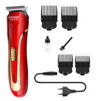 kemei km 1407 multifunctional hair trimmer rechargeable electric nose hair clipper professional electric razor beard shaver