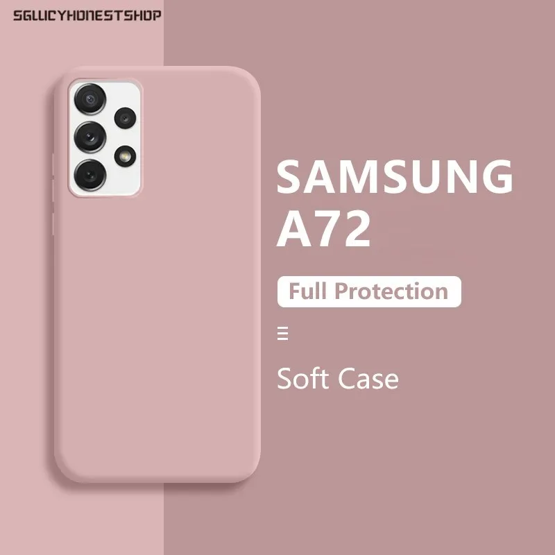 

Origina Liquid Silicone Case For Samsung A52 A72 A42 A12 5G A21S A71 A51 4G A31 A41 For Samsung S20 FE S21 Plus Ultra M51 Cover
