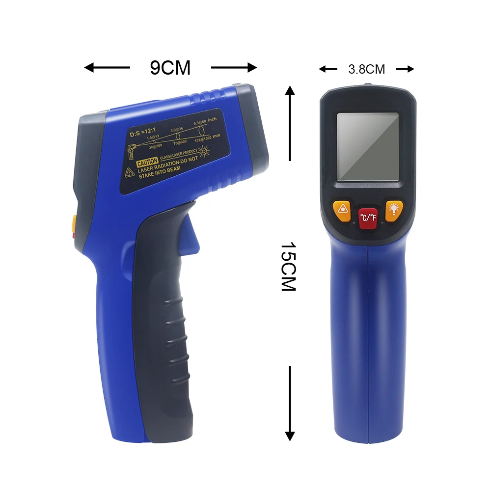 Цифровой пищевой инфракрасный термометр Бесконтактный измеритель температуры