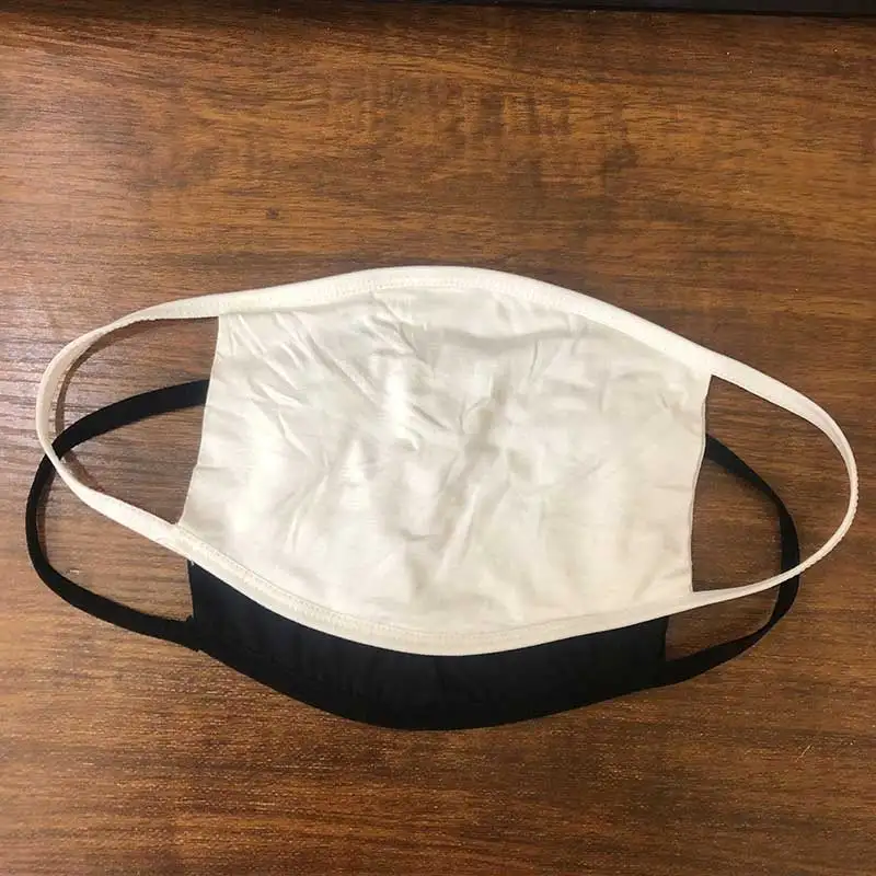 1 шт. маска для лица черная белая рта Многоразовые Моющиеся Непродуваемые летние