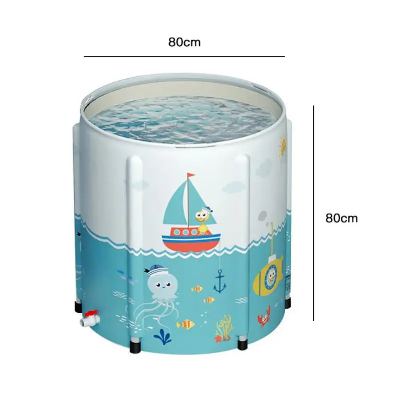 

Baby Shower Bucket Sweat Steaming Shower Bucket Spa Tubs Nflatable For Adult Kids Indoor Folding Portable Sauna Insulation HWC