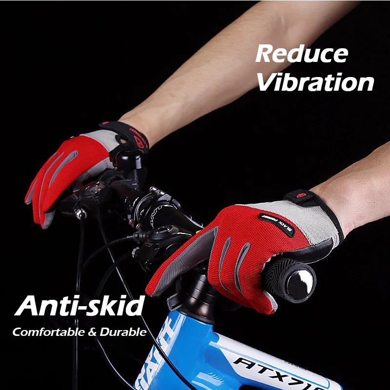 

Anti-slip Cycling Gloves with Gel Man Woman Bike Bicycle Fishing Gym Motorcycle Mtb Gloves for Sports Full Finger Breathable
