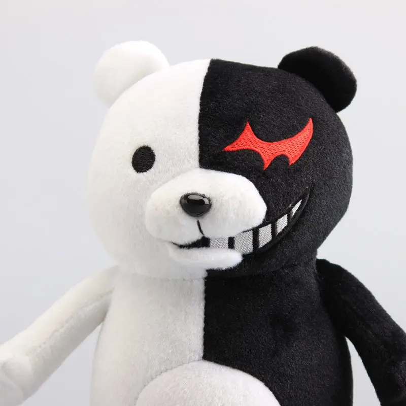 25 см Kawaii Dangan Ronpa Monokuma Плюшевые игрушки Мягкая кукла мультфильм черный белый