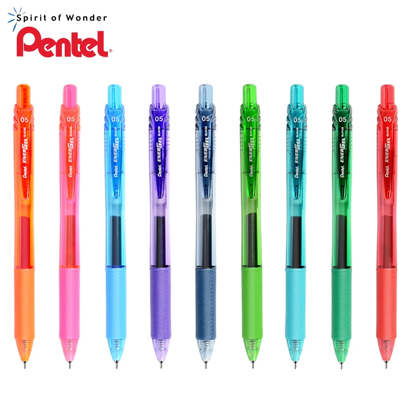 1 шт. Pentel EnerGel жидкая гелевая ручка BLN105 0 5 мм быстросохнущая пресс роликовый