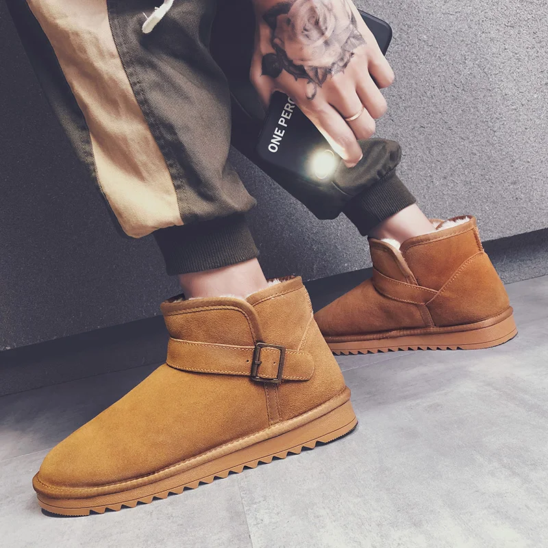 Новая мода Мужские ботинки высокое качество Водонепроницаемый Non-slip Женские