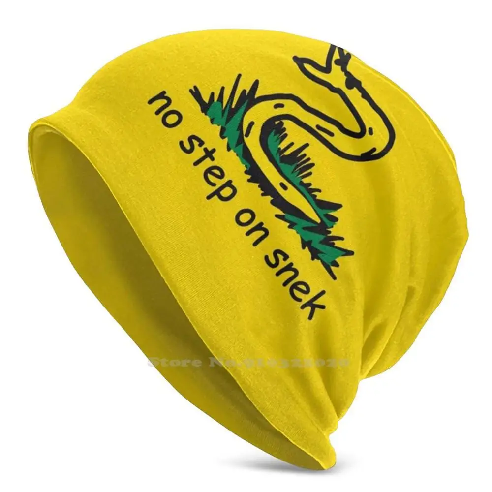 No Step On Snek Желтый и Черный Флаг Анкеп Либертариан Мага Забавный Самодиш Змея