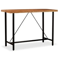 bar table solid acacia wood 59x27 6x42 1