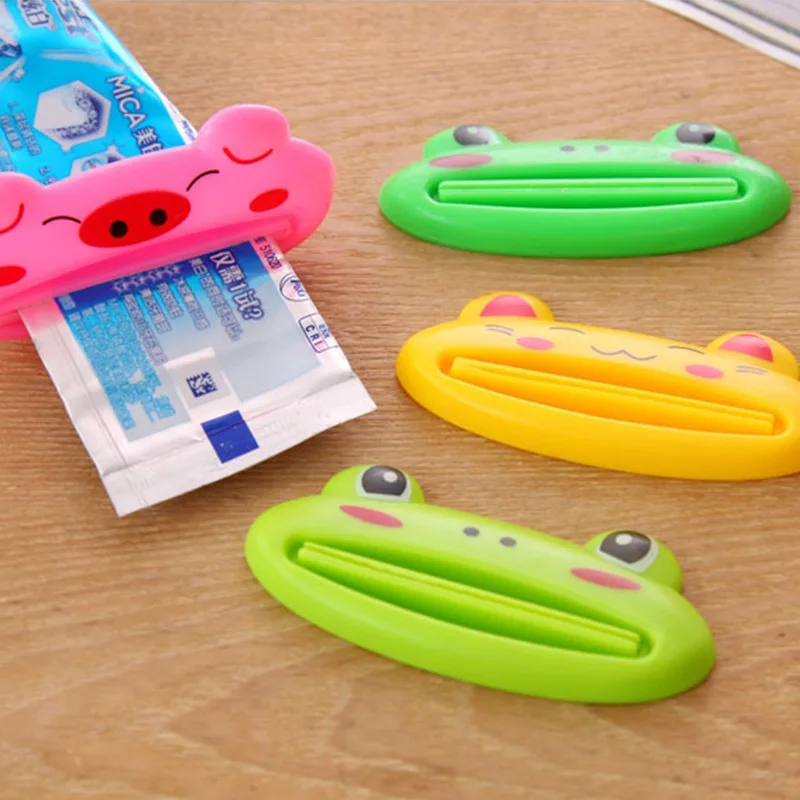 2Pcs Random 1 шт., новинка, Hands Free, автоматическая выжималка, зубная паста, диспенсер для выдавливания, настенное крепление, аксессуары для ванной комнаты, 4 цвета - Цвет: 2Pcs Random