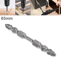 14 ph2 65mm s2 hardness magnetic electric screwdriver with phillips screws and double head for drill hole