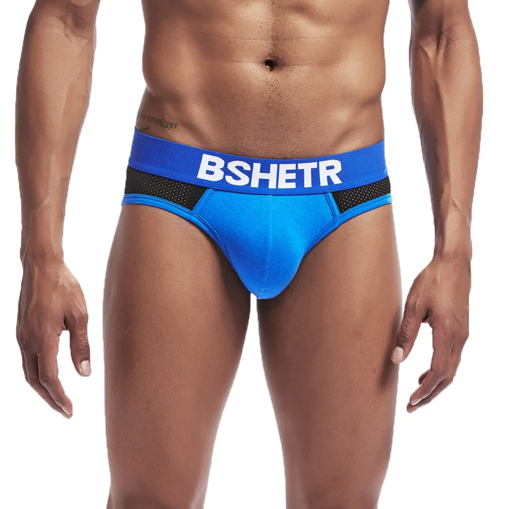 Мужские дышащие трусы SAGACE Абсорбирующие Антибактериальные Трусы из хлопка с