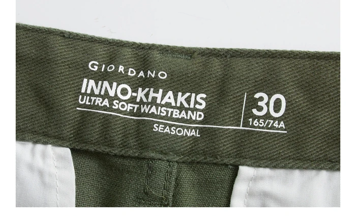 Giordano мужские повседневные джинсовые брюки на средней талии, из натурального хлопка