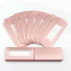 Упаковочная коробка для ресниц оптом, пустая упаковка для ресниц, разноцветная бумажная коробка, индивидуальная упаковка для ресниц, упаковка для макияжа