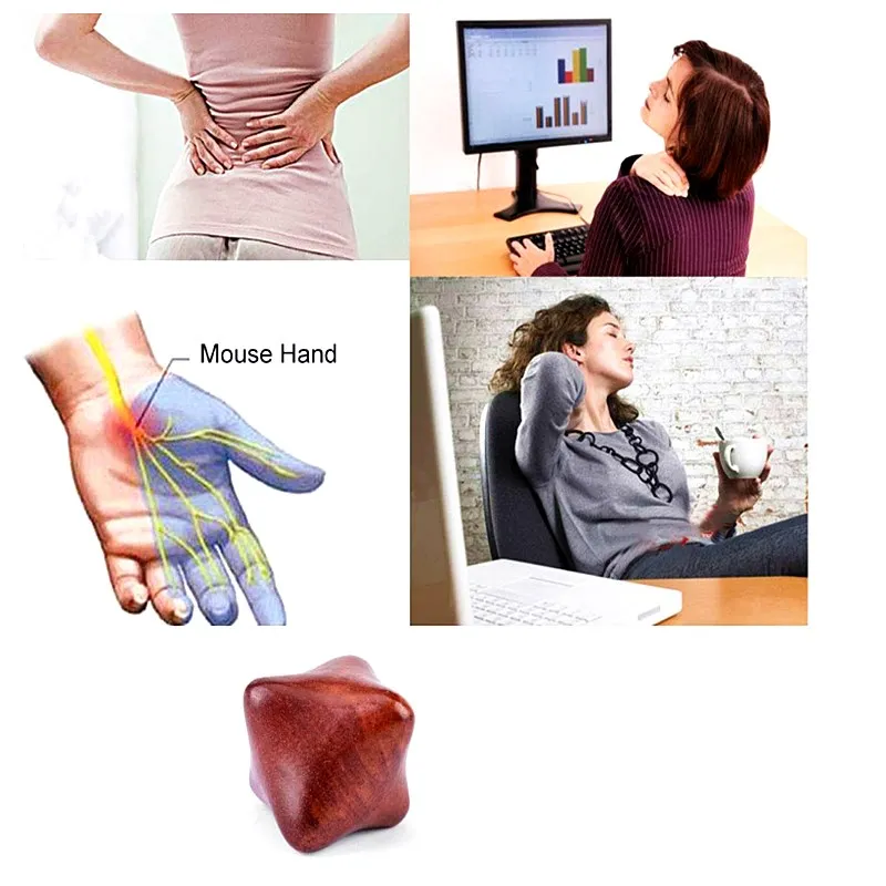 Массажер для рук вьетнамский ароматный деревянный рефлекторный мяч