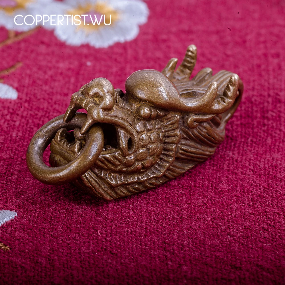 Coppertist.Wu Оригинальный Китайский единорог в мифическое дикое животное латунь