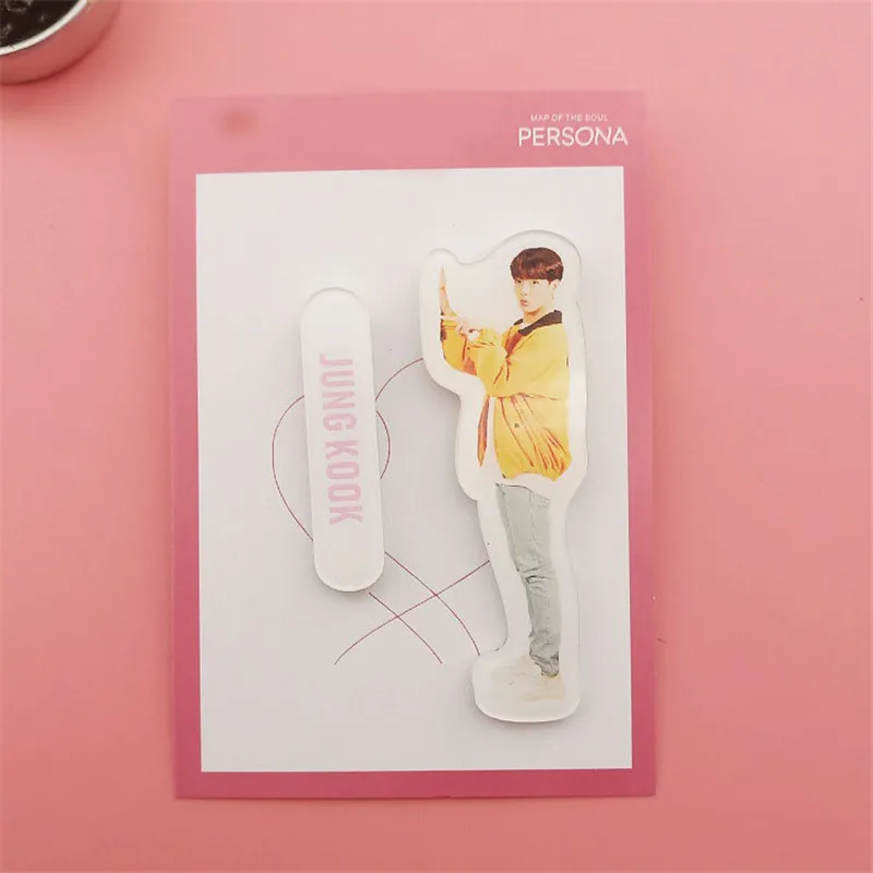 KPOP Bangtan мальчики карта душа Persona JUNG KOOK SUGA J-HOPE JIMIN Броши Булавки значки люби себя FH181 - Окраска металла: JUNG KOOK