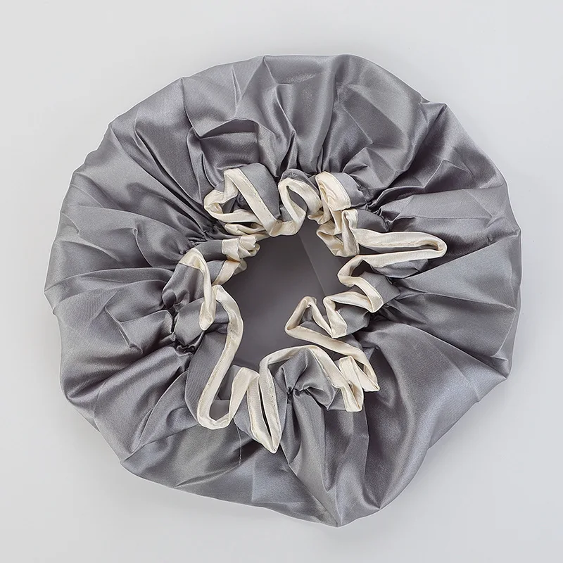 Утолщенная двухслойная Водонепроницаемая шапка для ванны взрослых двухслойный