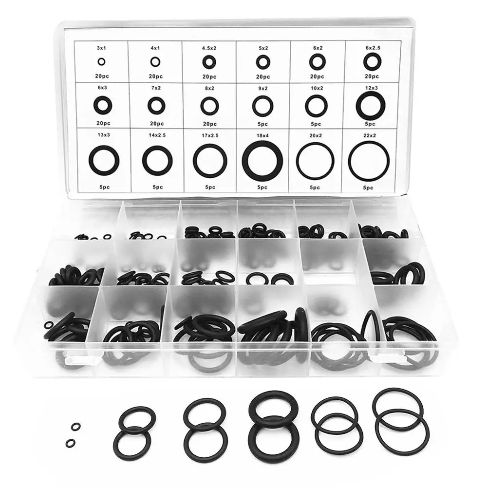 Резиновое уплотнительное кольцо распылитель 225 шт. шайба уплотнение Ассортимент