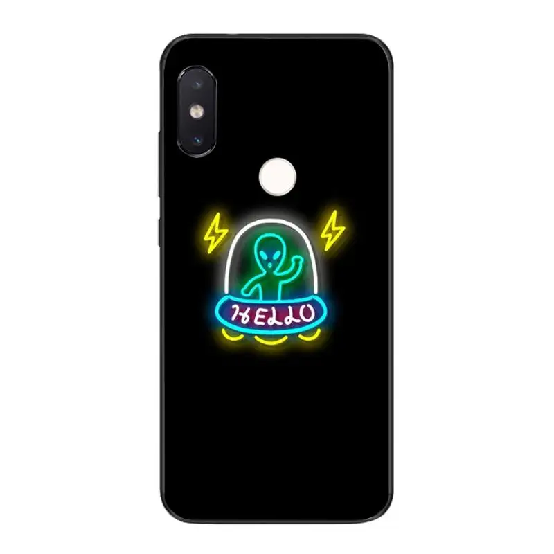FHNBLJ неоновые гамбургер Bling милый чехол для телефона Xiaomi Mi8 Большие размеры 9 10 9T 5 6