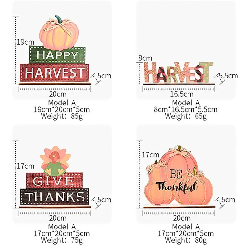 

4 Pcs Practical Word Ornaments Word Adornments Exquisite Letter Ornaments