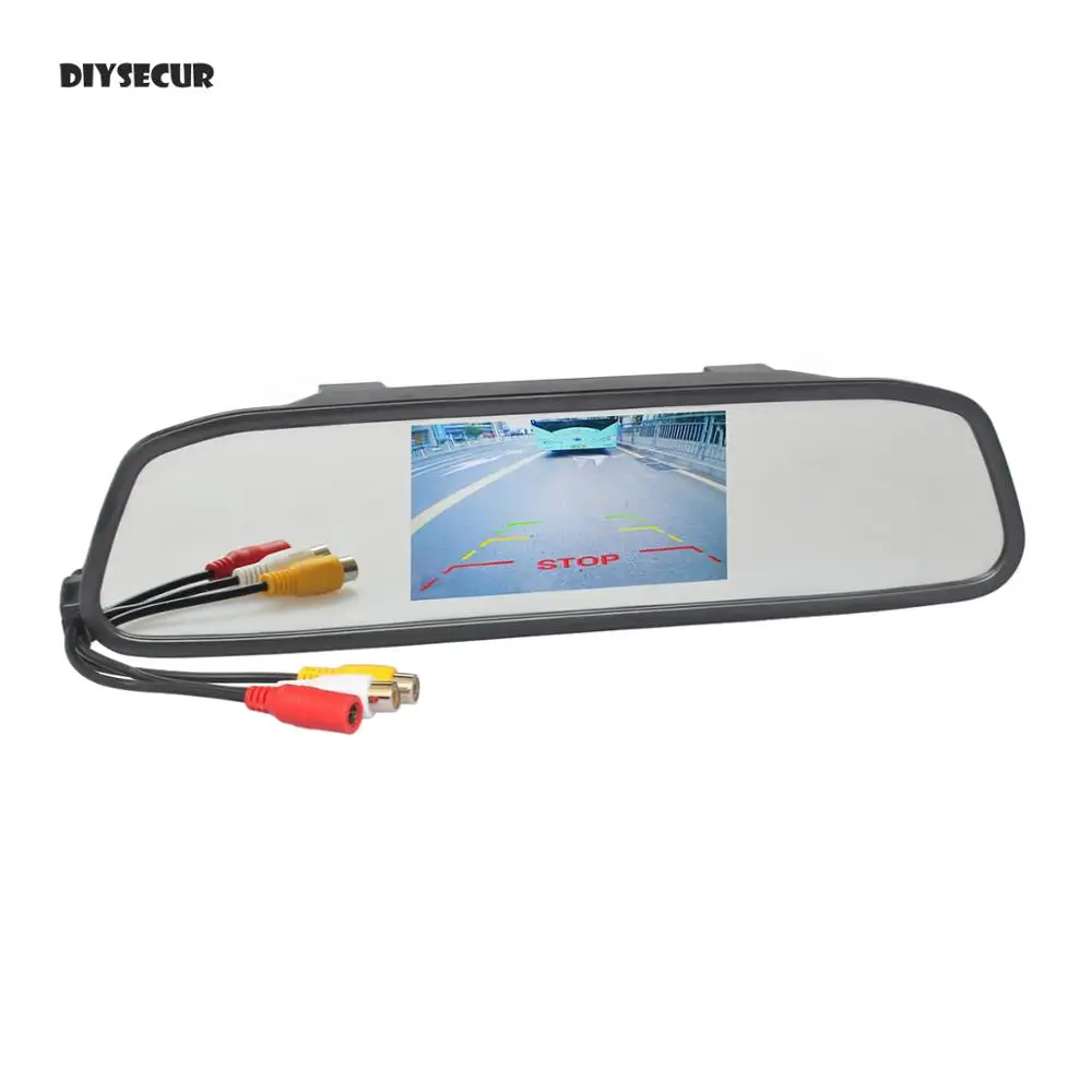 

DIYSECUR оптовая продажа 4,3 "TFT LCD цветной автомобильный монитор Авто зеркало заднего вида монитор для автомобильной камеры