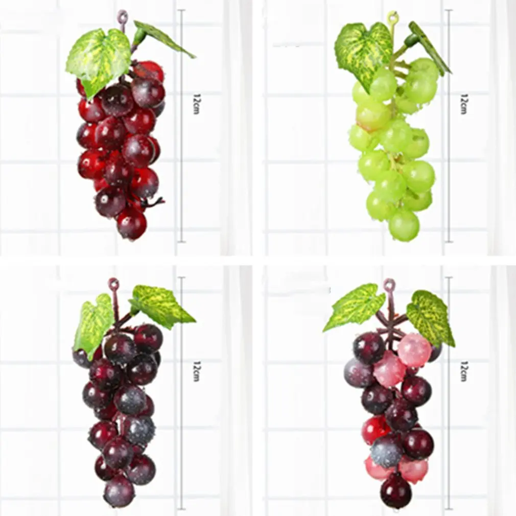 1 шт. Искусственные Фрукты Виноград пластик поддельные декоративные фрукты
