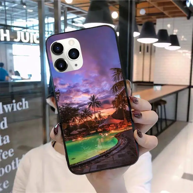 

Sunset view of Bali Phone Case for iPhone 11 12 pro XS MAX 8 7 6 6S Plus X 2020 XR Mini