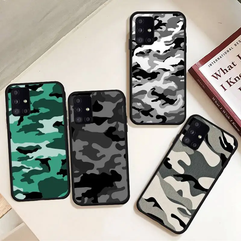 

Camouflage Pattern Camo military Army Phone Case For Samsung galaxy A S note 10 12 20 32 40 50 51 52 70 71 72 21 fe s ultra plus