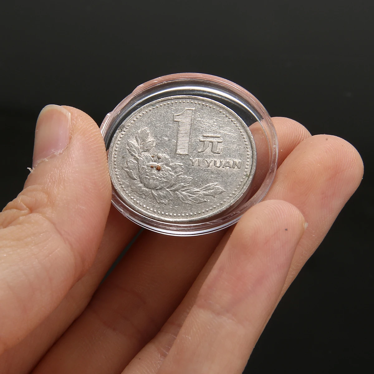 

Прозрачная коробка 27 мм для коллекционирования монет, профессиональный органайзер для хранения монет, круглый памятный держатель, 100 шт.