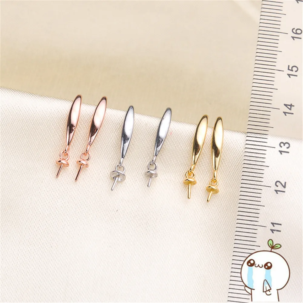 Новые DIY Серебристые серьги застежки крючки для женщин ручной работы ювелирных