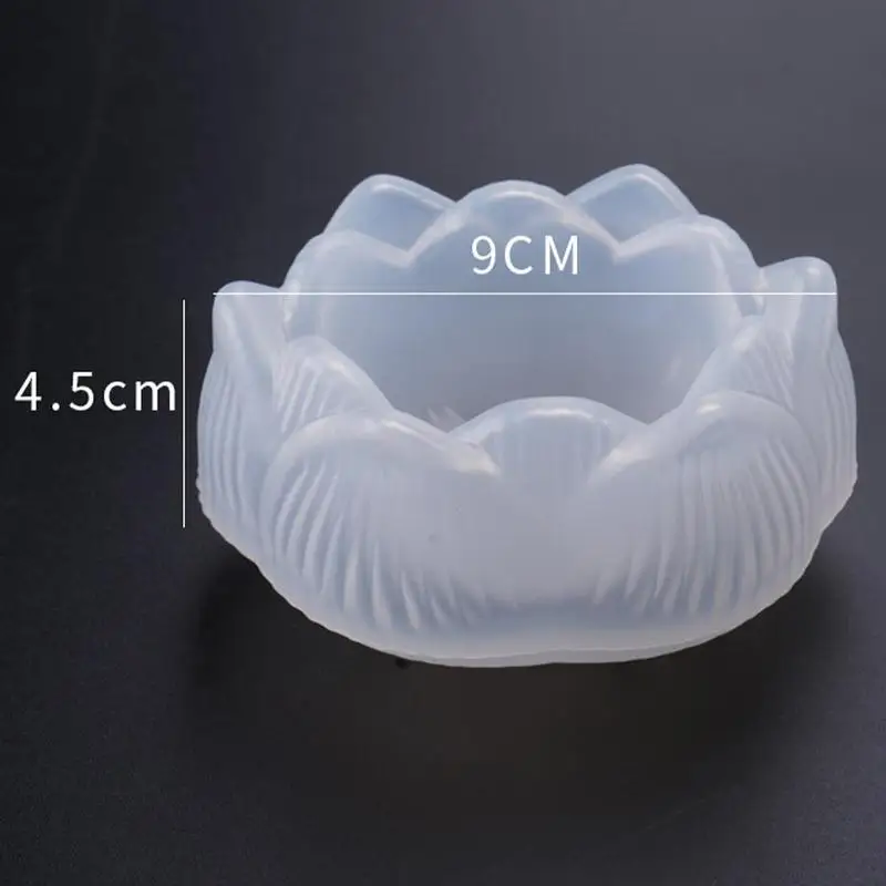 

Transparent DIY Ashtray Mold Candle Holder Storage Mould Silicone Flower Epoxy DIY Shape Resin Pot Mould Box