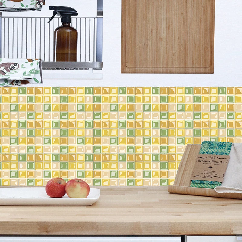 10 шт. водостойкие самоклеящиеся настенные наклейки для плитки | Дом и сад