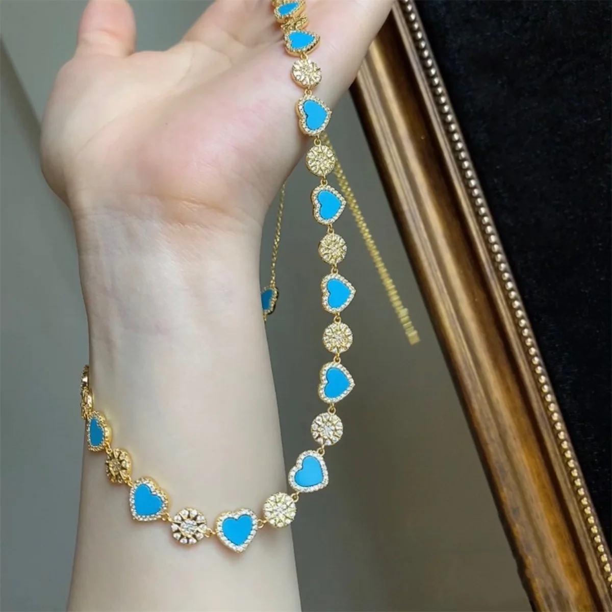 

Женское ожерелье из серебра 925 пробы