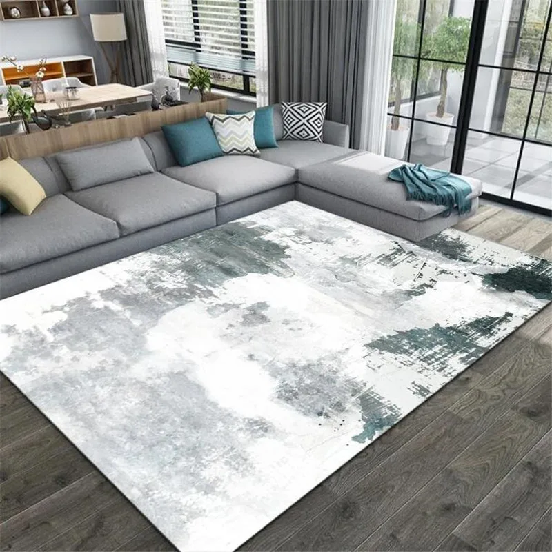 

Gray Carpet Living Room Coffee Table Blanket Modern Minimalist Sofa Mat Thickening Bedroom Bedside Blanket Household