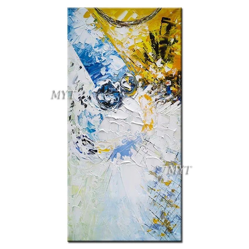 

Handmade Abstract Thick Textured Oil Painting Canvas Wall Art Modern Abstract Artwork And Craft Large Paintings For Living Room