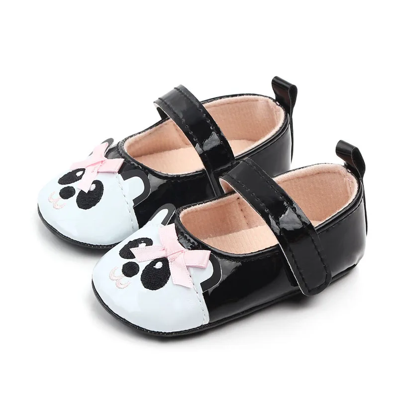 

2021 Autumn Baby Girl Anti-Slip Casual Walking Shoes Cartoon Print Sneakers Soft Soled First Walkers