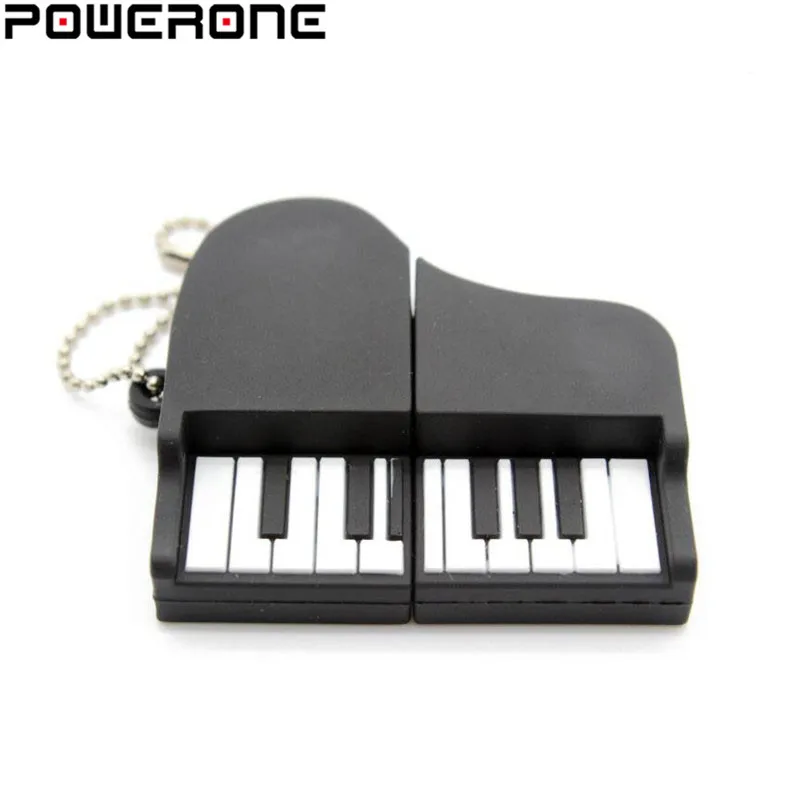 POWERONE Piano Usb флеш накопитель музыкальный Флешка 4 ГБ 8 16 32 64 Мультяшные инструменты