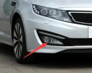 ПТФ в передний бампер для KIA K5 Optima 2010 2011 2012 2013 Противотуманные фары драйвер DRL OEM#/92202-4M000 922024M000
