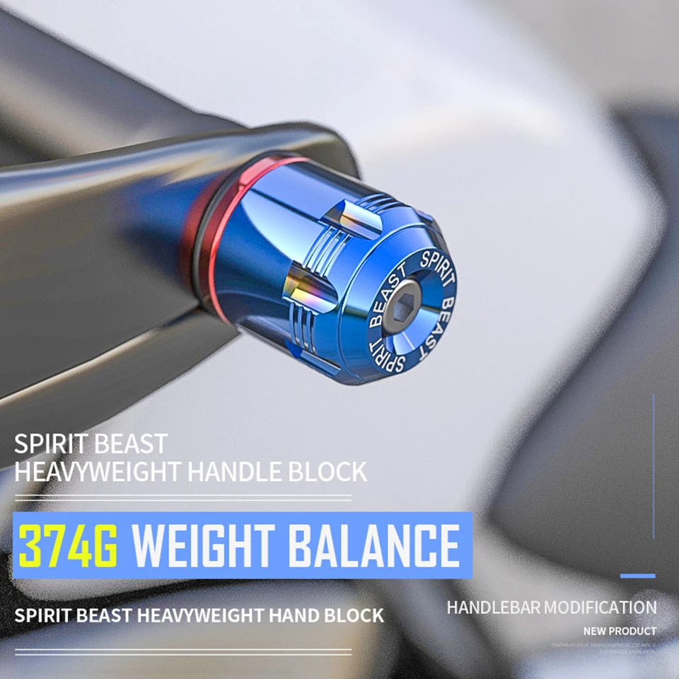 Spirit Beast универсальный мотоцикл 13 20 мм руль концы бар Баланс Вес ручки Крышка для