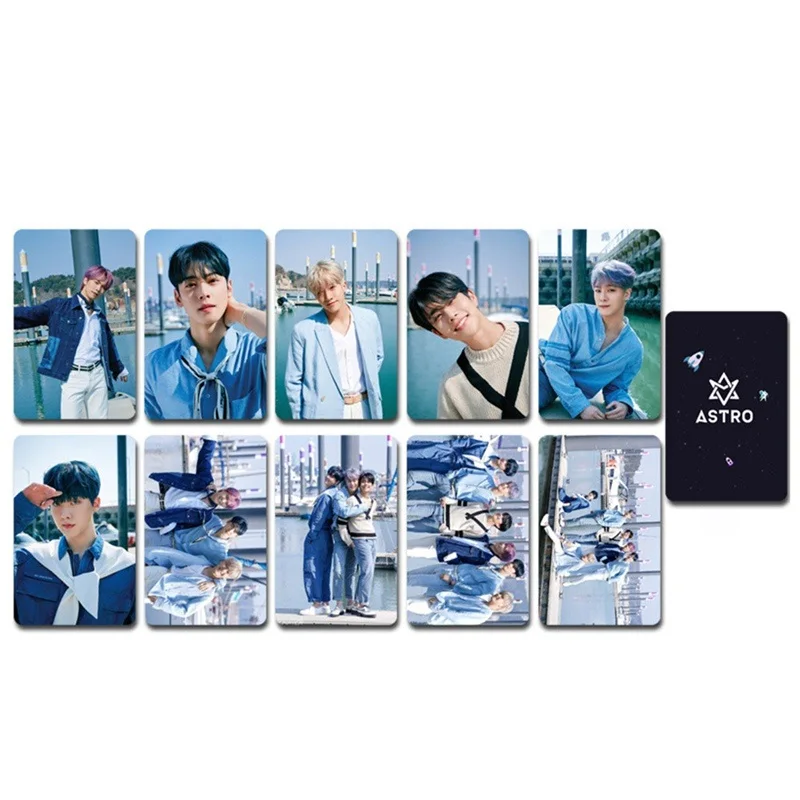 10 шт./компл. Kpop ASTRO Lomo Card HD двусторонняя печать Высококачественная Фотокарта