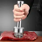 Tenderizer мяса из нержавеющей стали, кухонный инструмент для приготовления мяса, барбекю, 21 лезвие, игла, молоток для мяса, тендерайзер для стейка и говядины