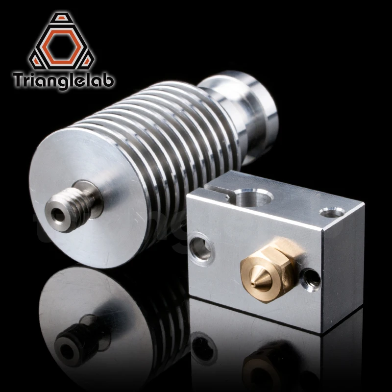 Trianglelab V6 Hemera HOTEND Heatbreak 40 Вт 12 В/24 В для 3D принтера CR 10S V2|Детали и аксессуары