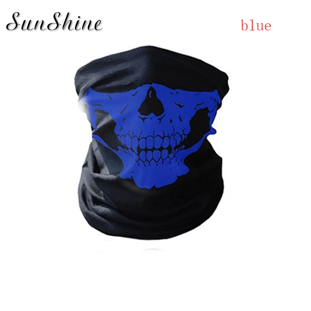 Новый стиль забавные шали велосипедная Лыжная маска с черепом призрак шарф