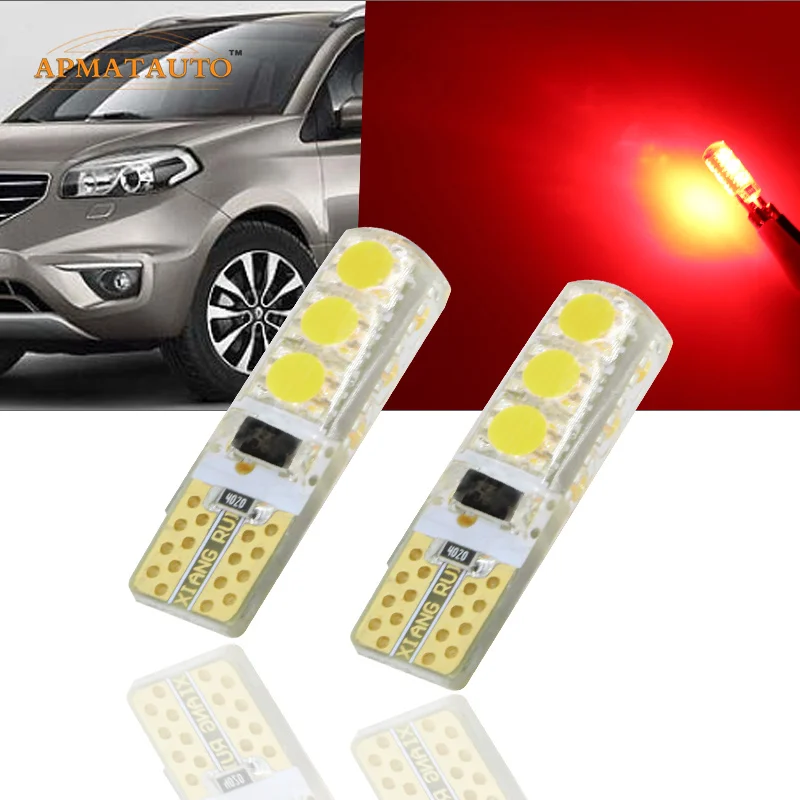 Светодиодные Габаритные огни для автостайлинга T10 W5W 12 В 2 шт. габаритные источник