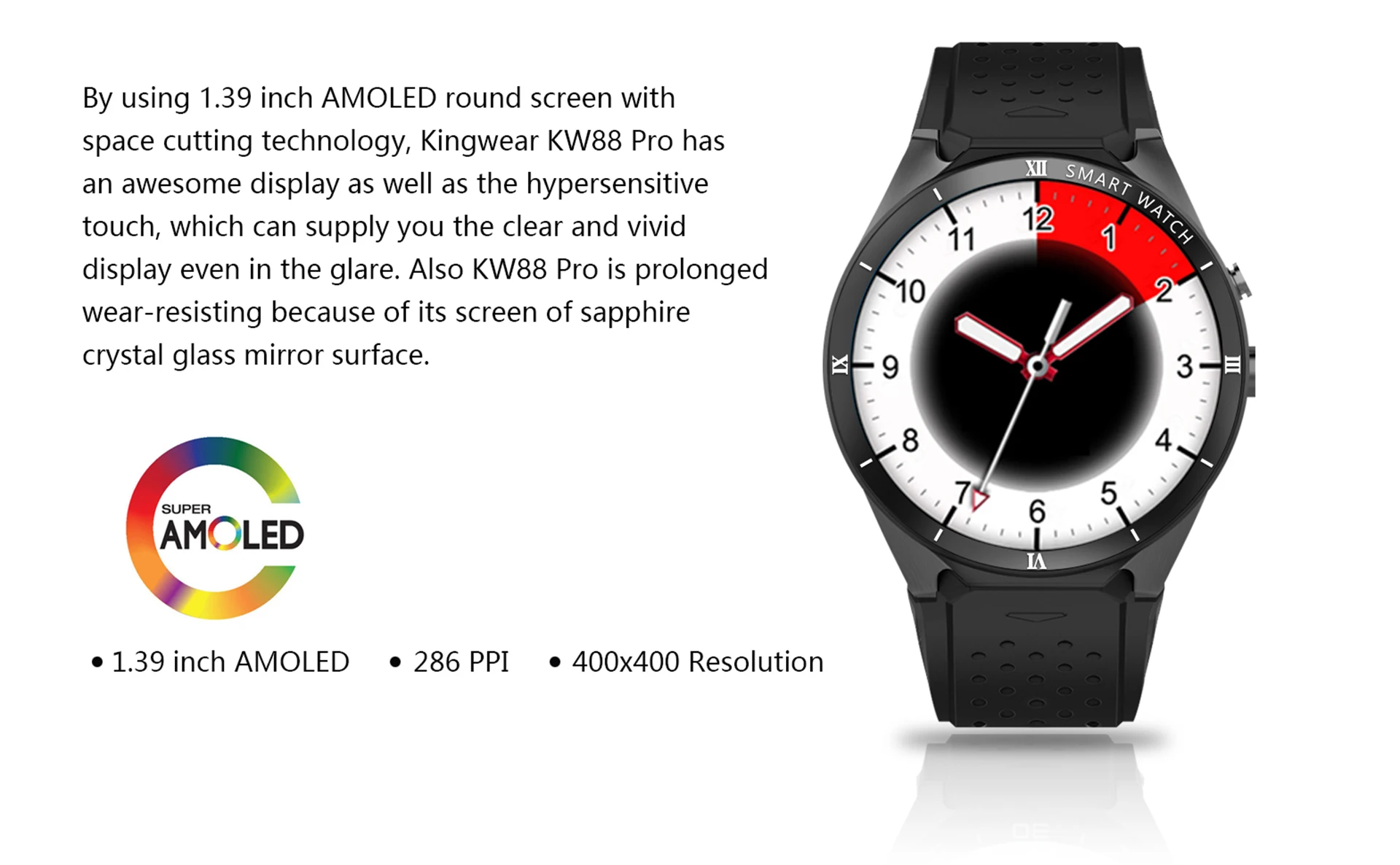 Kaimorui KW88Pro Bluetooth Смарт-часы Android 7,0 OS 1,39 Amoled экран 3g wifi Беспроводные умные часы телефон+ Bluetooth наушники