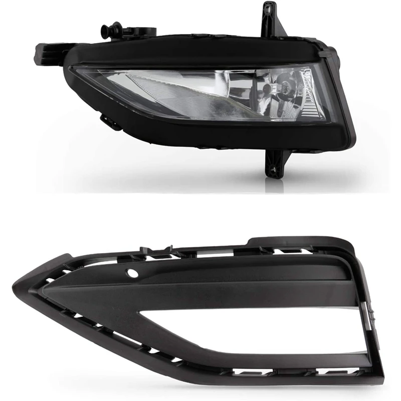 

Car Fog Light Replacement for Jetta Golf 7.5 2018-2021 Front Bumper Fog Lamp Frame Cover,5GG941661A,5GG941662A