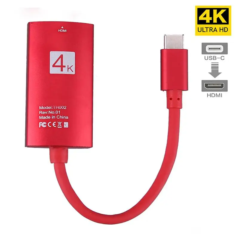 4K USB 3 1 type C к HDMI конвертер Универсальный портативный видео дисплей адаптер для