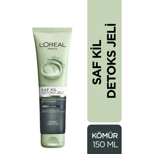 

L'Oreal Paris Skincare Pure-Clay Facial Cleanser with Charcoal for Dull and Tired Skin to Detox and Brighten, For All Skin Types