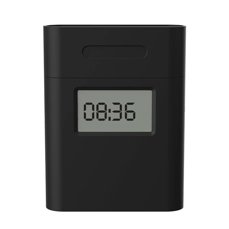 

Prefessional Portable Breath Alcohol Analyzer Digital Breathalyzer Tester With 360 Degree Rotating Mouthpieces