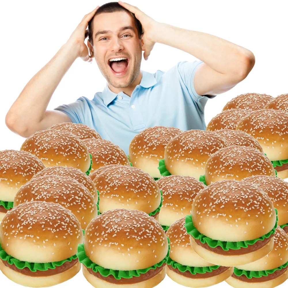 Кунжутный гамбургер ароматизированные медленно восстанавливающие форму